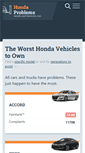 Mobile Screenshot of hondaproblems.com
